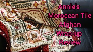 Annies Moroccan Tile Afghan Kit Unbox Reveal Review [upl. by Irami]