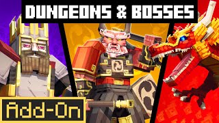 Dungeon and Bosses Addon  Minecraft Marketplace [upl. by Augy]