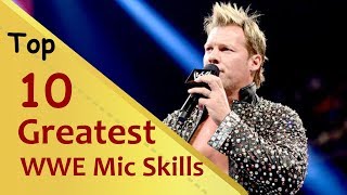 Top 10 WWE Wrestlers With The Greatest Mic Skills  WWE Top 10 Facts [upl. by Eudosia]