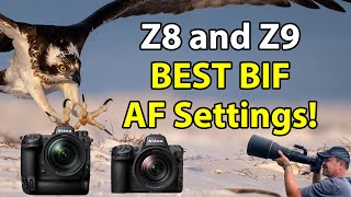 Nikon Z8 amp Z9 BEST BirdInFlight Autofocus Settings [upl. by Ayhay]