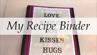 Recipe Binder Idea [upl. by Baxter]