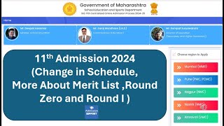 11th Standard  FYJC  Admission Support  Merit List  Round Zero  Admission Support  2024 [upl. by Alric]