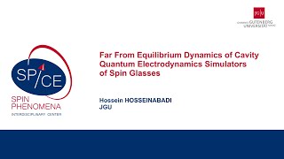 Talks  WorkshopSchool on Quantum Spinoptics 2024  Hossein HOSSEINABADI JGU [upl. by Jeannie]