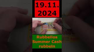 Rubbellos Summer Cash Rubbellos an Tag 355 rubbeln [upl. by Hsilgne]