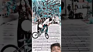 Cycle 360° Ghuma di 😥  Yousuf BMX trending  stunt cycle [upl. by Imef]