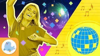 DISCO 🎶 Genres of Music for Kids 🎸 [upl. by Enimajneb]