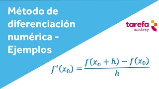 Ejemplo del método de diferenciación numérica [upl. by Suivatra]