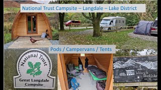 National Trust Campsite  Langdale [upl. by Aitital]