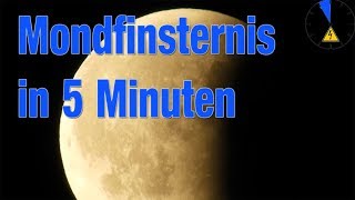 Mondfinsternis 27072018 in Viechtach lunar eclipse timelapse [upl. by Allene66]