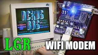 WiFi232 Wireless Modem BBS Fun on Retro PCs [upl. by Violet]