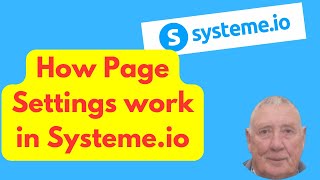 How Page Settings Work in Systeme io  Tutorial [upl. by Jaynell]