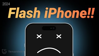 Top 3 iPhone Flash Tool  How to Flash Any iPhone at Home 2024  iPhone X1112131415 [upl. by Chemosh]