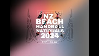 2024 National Beach Handball Championship  Saturday Court 1 [upl. by Stouffer]