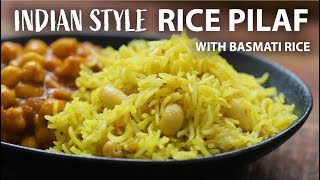 The Perfect Fluffy Rice Pilaf  Delicious Vegetarian And Vegan Meals Idea [upl. by Eisinger364]