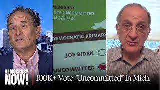 quotUncommittedquot Over 100000 Cast Protest Vote Against Bidens Gaza Policy in Michigan Primary [upl. by Aihsak213]