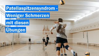 Patellaspitzensyndrom  Weniger Schmerzen durch isometrische Übungen [upl. by Goodill297]