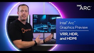 Intel Arc A750 Limited Edition Graphics Card Showcase  VRRHDRHDMI [upl. by Asirak226]