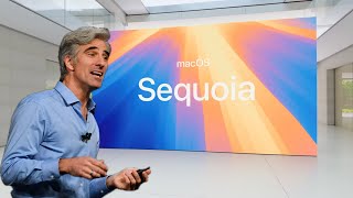 Craig Federighi announces macOS Sequoia quotcrack marketing teamquot moment [upl. by Sender728]