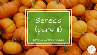 Seneca pars II  Latin language podcast  Litterae Latinae Simplices 41 [upl. by Eggett588]