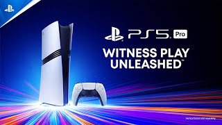 PlayStation 5 Pro Console  Reveal Trailer  PS5 [upl. by Ecirtnahc527]