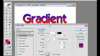 Gradient Text Photoshop Tutorial [upl. by Ylrrad]