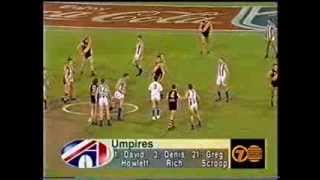 Best ever start by an AFL team Richmond v North 1995 6 goals to nothing by the 8 minute mark [upl. by Origra382]