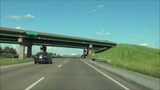 Iowa  Interstate 80 East  Mile Marker 280 to 300 [upl. by Netsirhk]