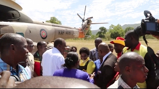 President Uhurus visit to Nyangwa Boys High School in Embu County [upl. by Nylzaj]