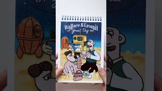 🌈diy sticker🌈 내가 사랑한 달치즈 월레스와 그로밋 moon cheese Wallace amp Gromit sticker diystickers [upl. by Sivram232]