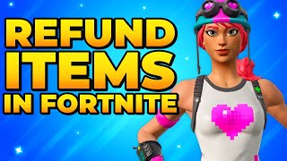 How to Refund Skins and Emotes in Fortnite [upl. by Mikahs]