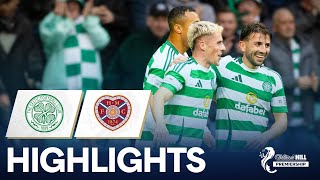 Celtic 20 Hearts  The Bhoys Preserve Top Spot  William Hill Premiership [upl. by Nhor49]