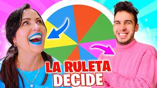 LA RULETA DECIDE EL COLOR por 24 Horas 😱 🔥 Sandra Cires Art y Harold Artist [upl. by Naasah882]