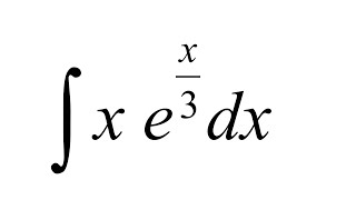 Integración por Partes Integral xex3 dx [upl. by Artep533]