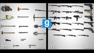 Garrys Mod No More Room In Hell Weapons [upl. by Eltsyrk131]