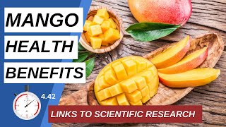 10 MANGO HEALTH BENEFITS  Why Mangoes Are Good For You [upl. by Lyrpa108]