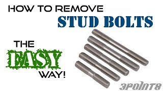 How To Remove Stud Bolts  The Easy Way [upl. by Whit]