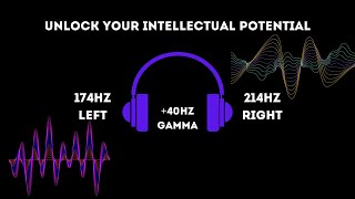 Unlock Your Intellectual Potential  40Hz Gamma  Brain Boost Beat binauralbeats [upl. by Adav]