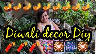 Diwali decoration ideas Four weeks to Diwali diwalidiy diwalidecorationideas craft diwali2024 [upl. by Araeit848]