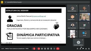 Webinar quotCómo enseñar por competenciasquot [upl. by Helms]