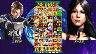 Marvel VS Capcom Origins Mugen  Character Selection Screen  Gameplay [upl. by Gracye]