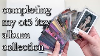 completing my ot5 itzy ult album collection [upl. by Ellevart]