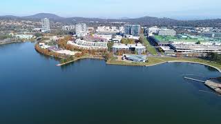 Lake Ginninderra Drone footage [upl. by Atnohs]