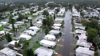 Damage in Pinellas County from Milton as resident recover from Helene [upl. by Ryan953]