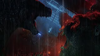 Godzilla Vs Kong Roar Off With Resound Roars  RainThunder Edit [upl. by Aymer]