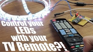 Control your LEDs with your TV remote  Arduino IR Tutorial [upl. by Kcirdnekel]