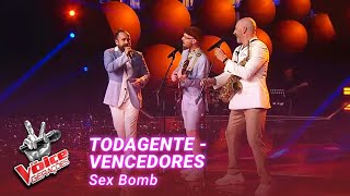 TODAGENTE  quotSexbombquot vencedores  Final  The Voice Gerações 2023 [upl. by Assirrec94]