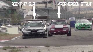 SLA Suspension vs MacPherson Strut [upl. by Yendys]