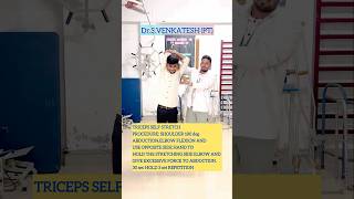 DrSVENKATESH PT TRICEPS SELF STRETCHING TAMIL  TRICEPS ACTIVE STRETCHING  PHYSIOTHERAPY TAMIL [upl. by Cart]