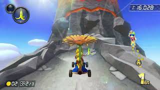 Mario Kart 8 Deluxe Wiggler Mach 8 Gameplay 150cc on DLC Track DK Mountain [upl. by Weidner]