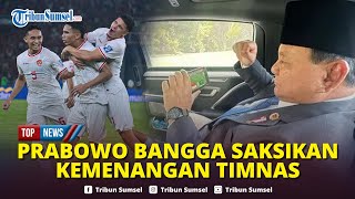 🔴Momen Prabowo Bangga Saksikan Kemenangan Timnas IndonesiaMarselino Curi Perhatian Usai Cetak 2 Gol [upl. by Adyela]